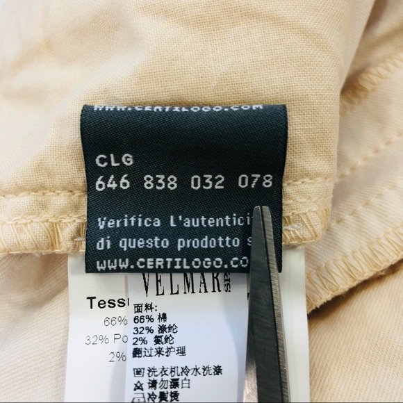 BLUGIRL FOLIES, Skinny Stretch Chino, Size 29 - Picture 4 of 16